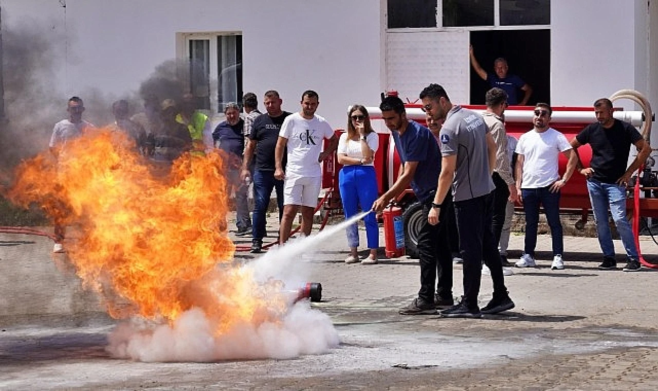 Büyükşehir Belediyesi’nden yangın güvenliğine sıkı denetim